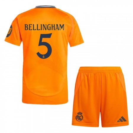 Jalkapallo Pelipaidat/Peliasut Real Madrid Bellingham 5 Lasten Vieraspelipaita 2024-25